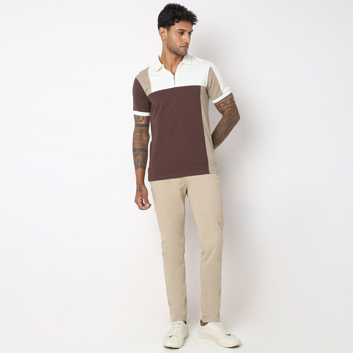 Regular Fit Structured Polo T-Shirt