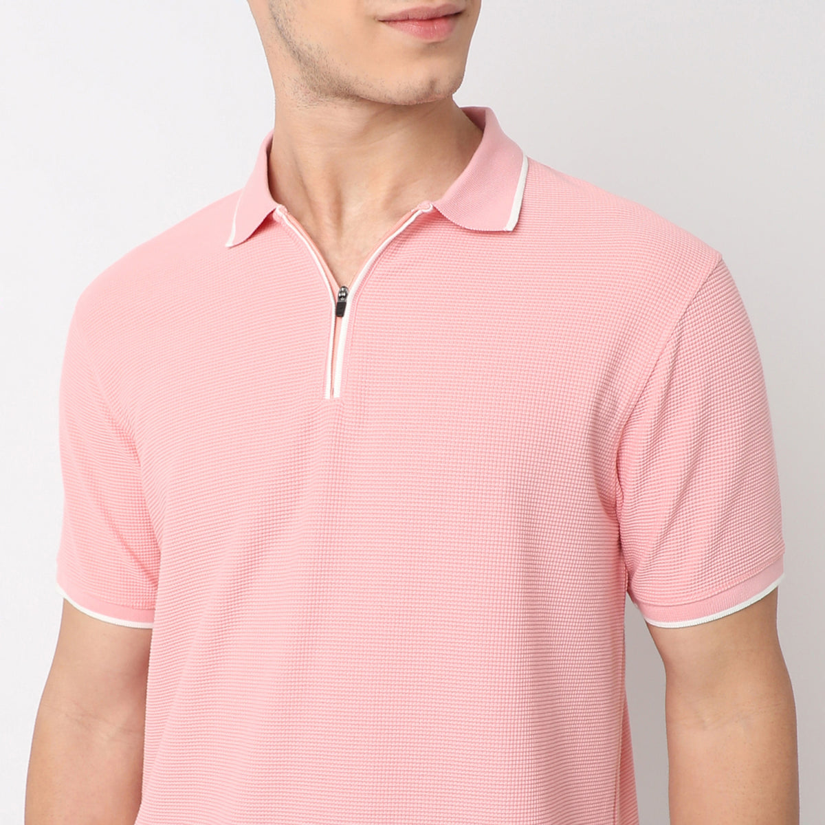 Structured Modern Smart Polo T-Shirt