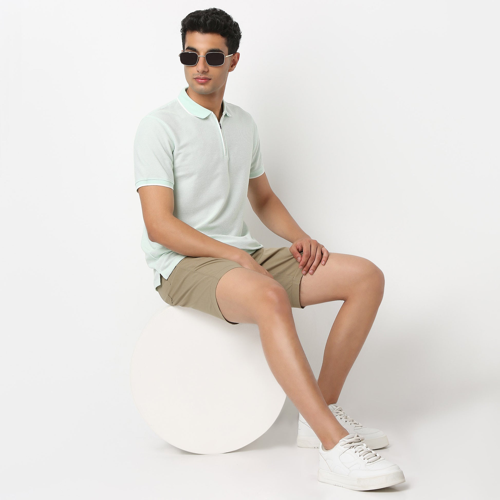 Structured Modern Smart Polo T-Shirt