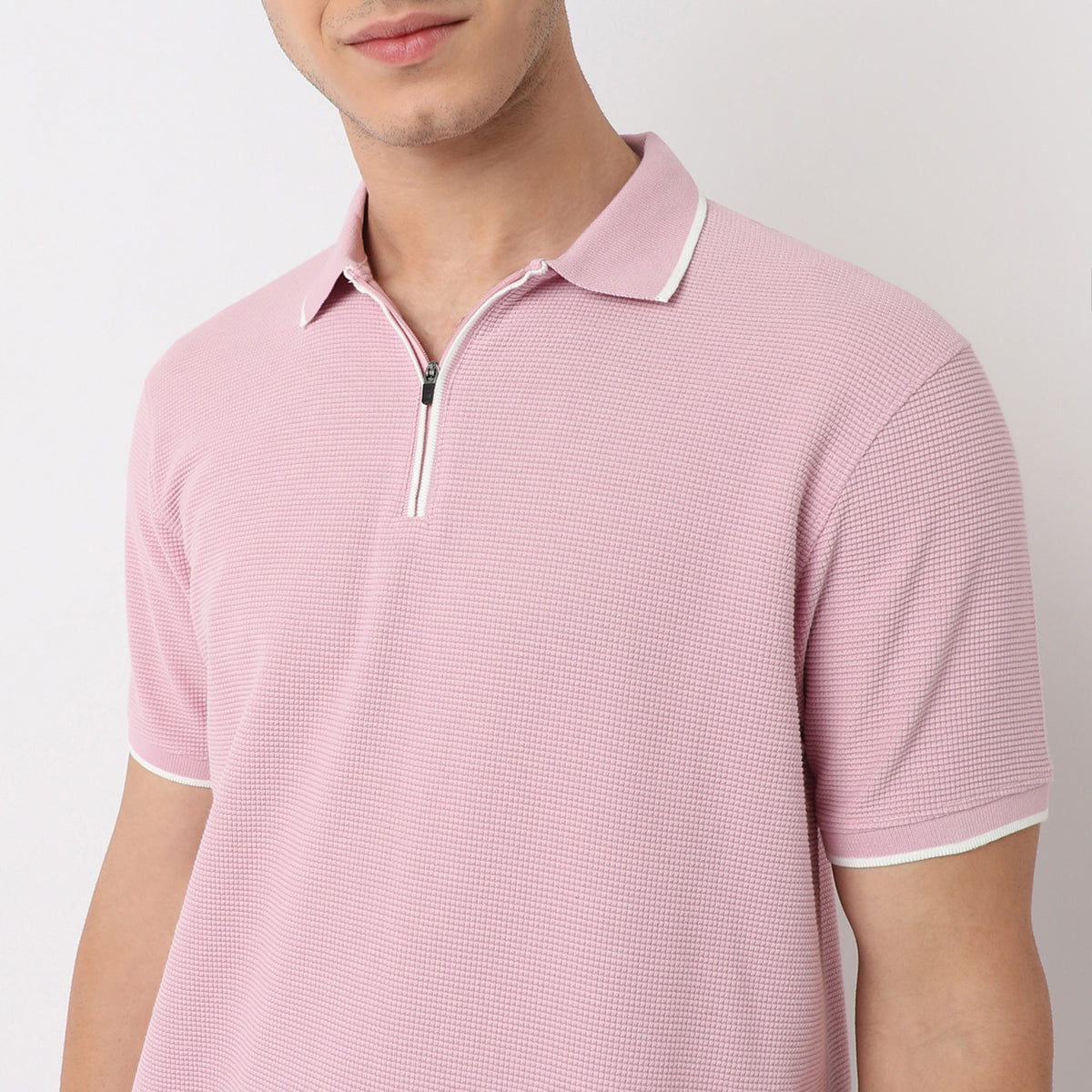 Structured Modern Smart Polo T-Shirt