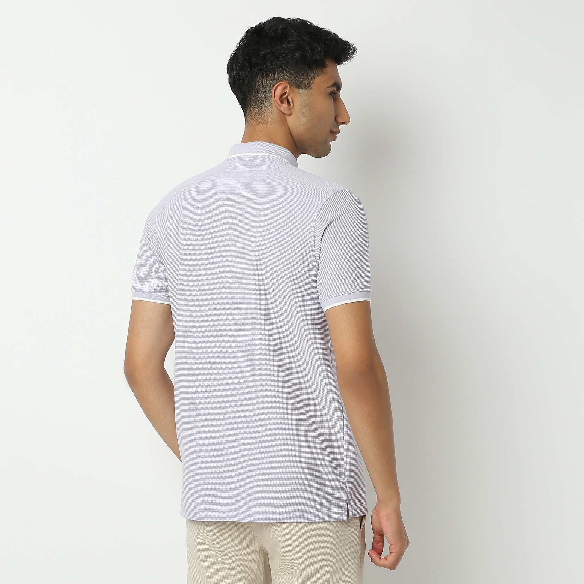Structured Modern Smart Polo T-Shirt