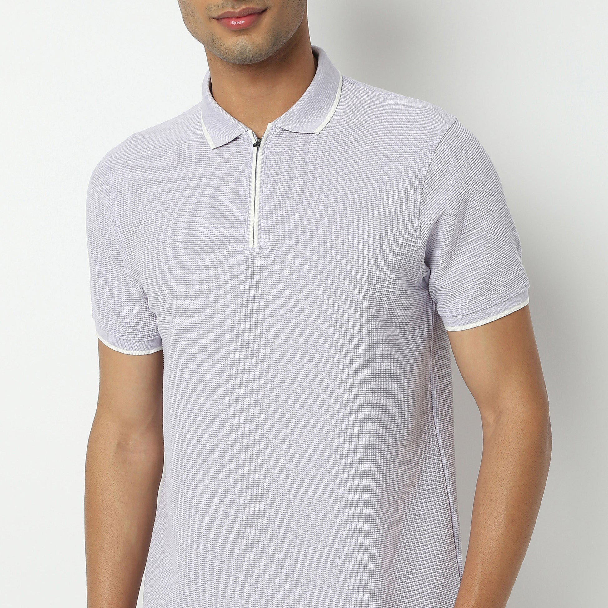 Structured Modern Smart Polo T-Shirt