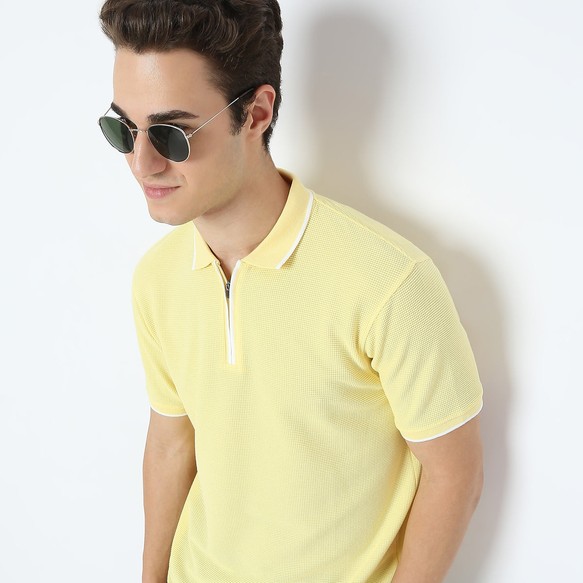 Structured Modern Smart Polo T-Shirt