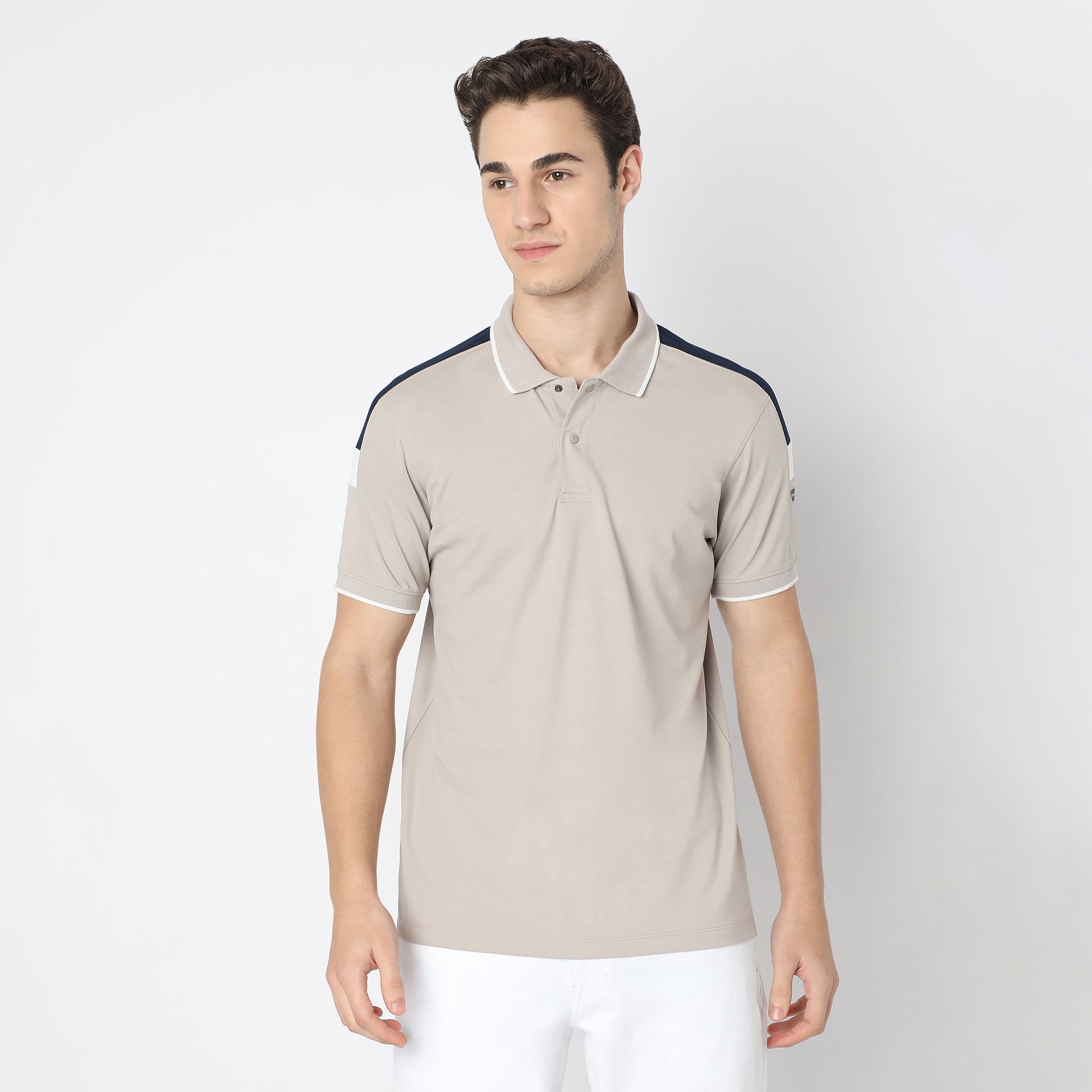 Regular Fit Solid Polo T-Shirt