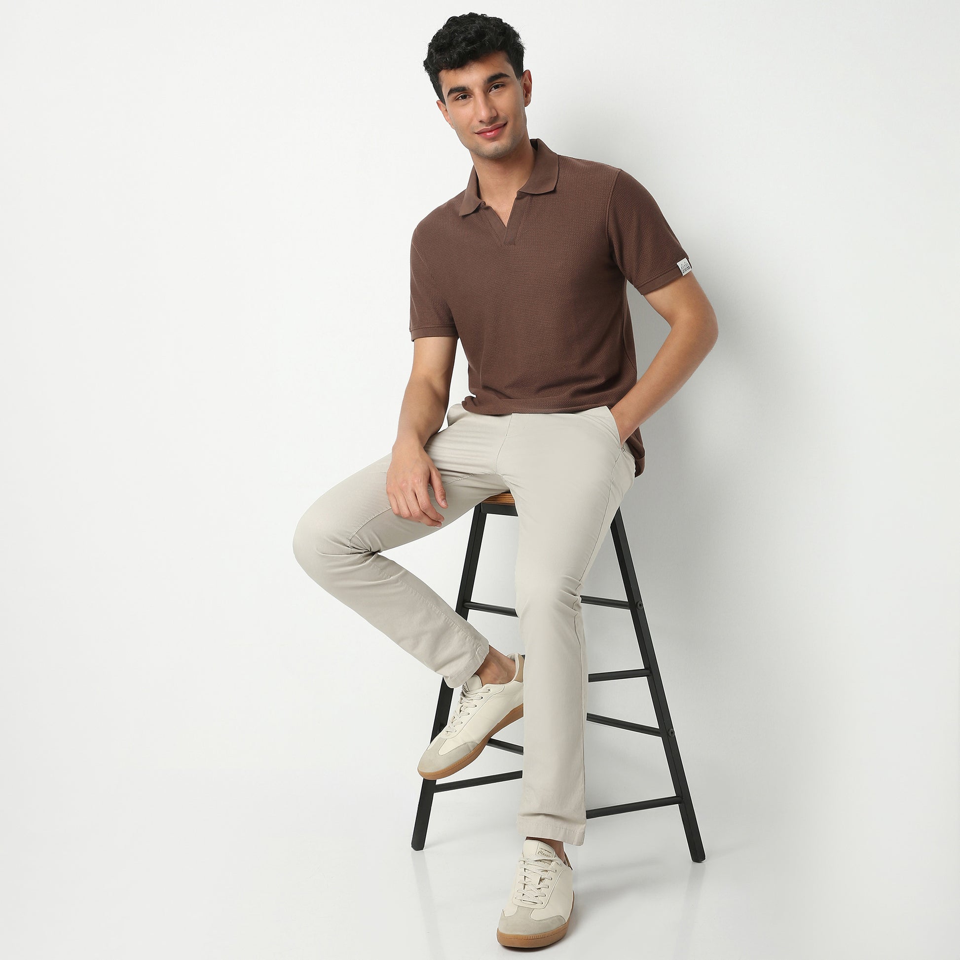 Jacquard Island Polo T-Shirt