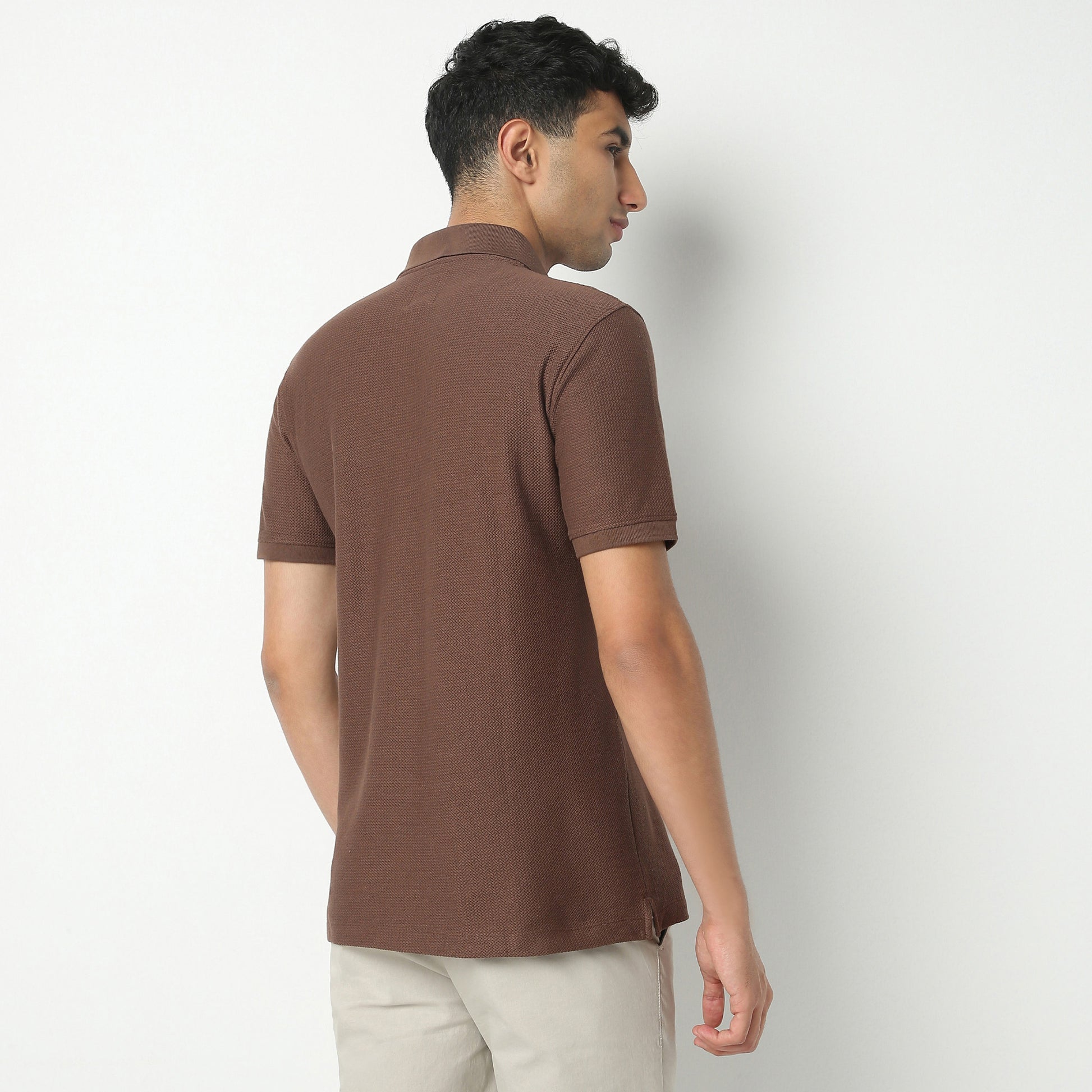 Jacquard Island Polo T-Shirt