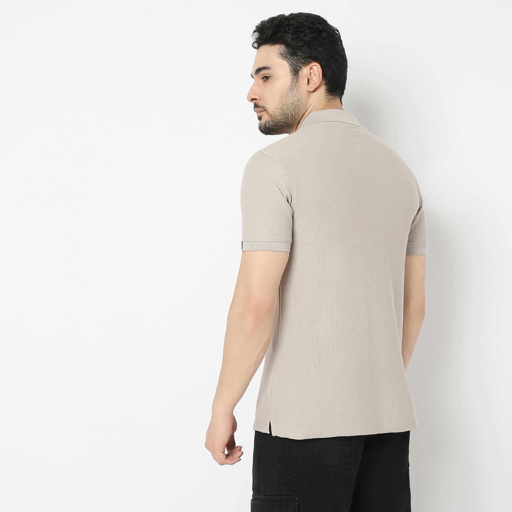 Jacquard Island Polo T-Shirt