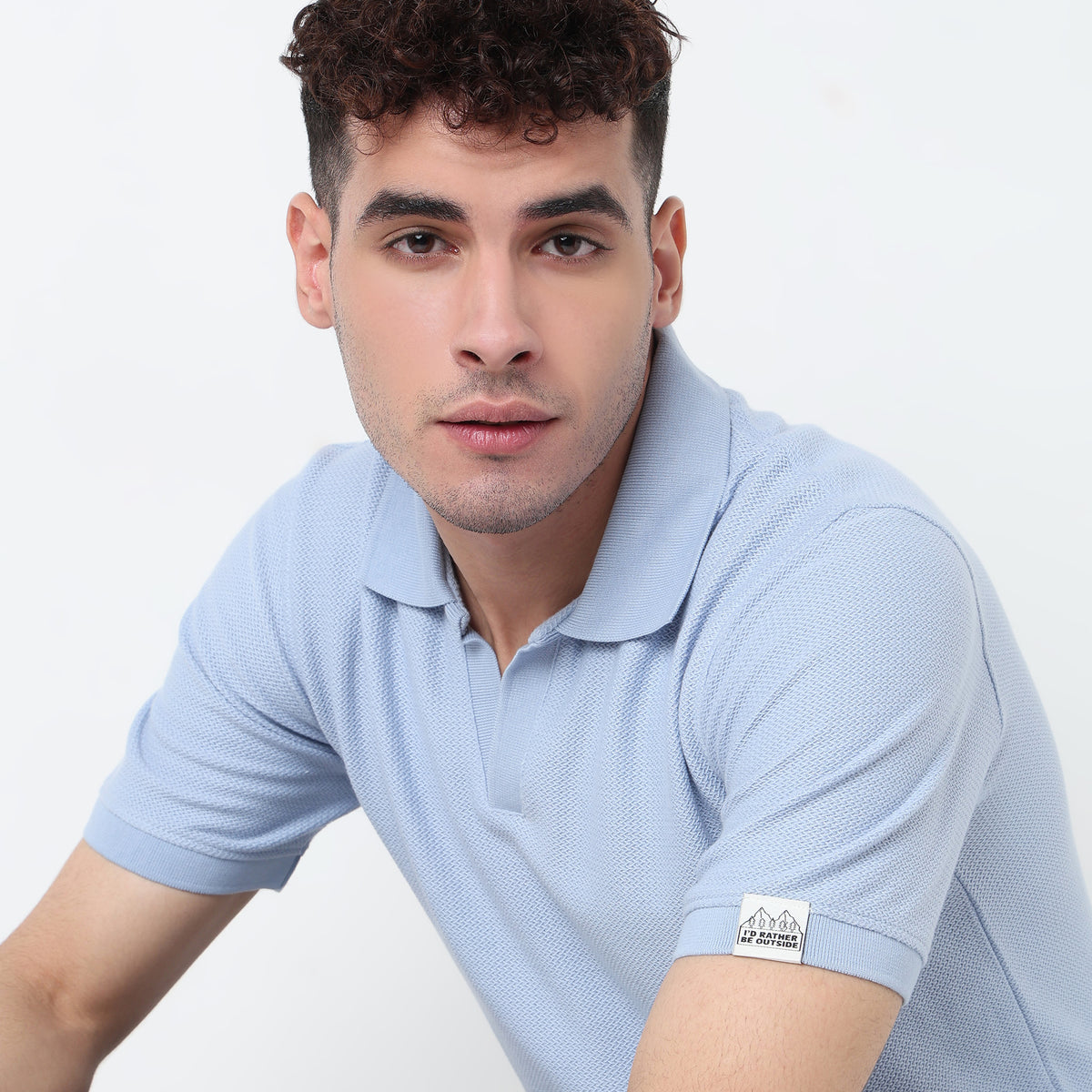 Jacquard Island Polo T-Shirt