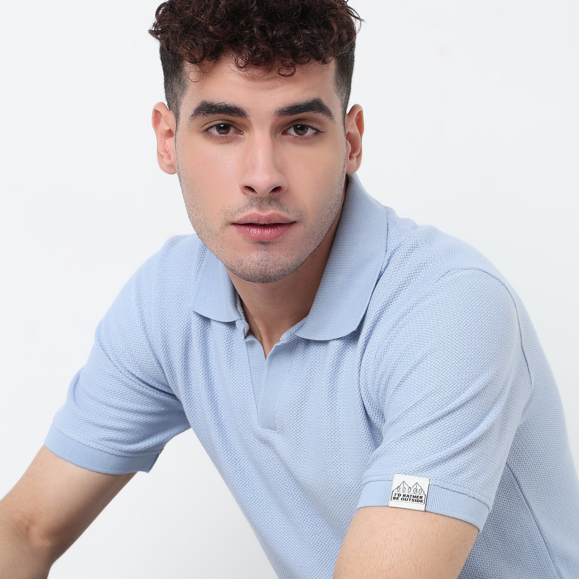 Jacquard Island Polo T-Shirt