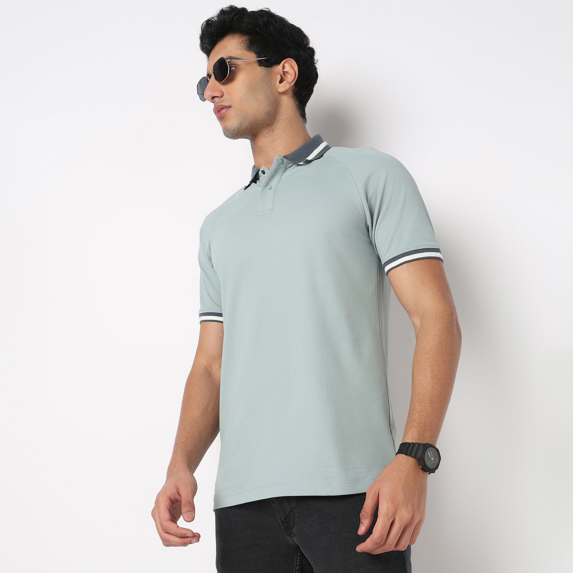 Urban Polo Solid Polo T-Shirt