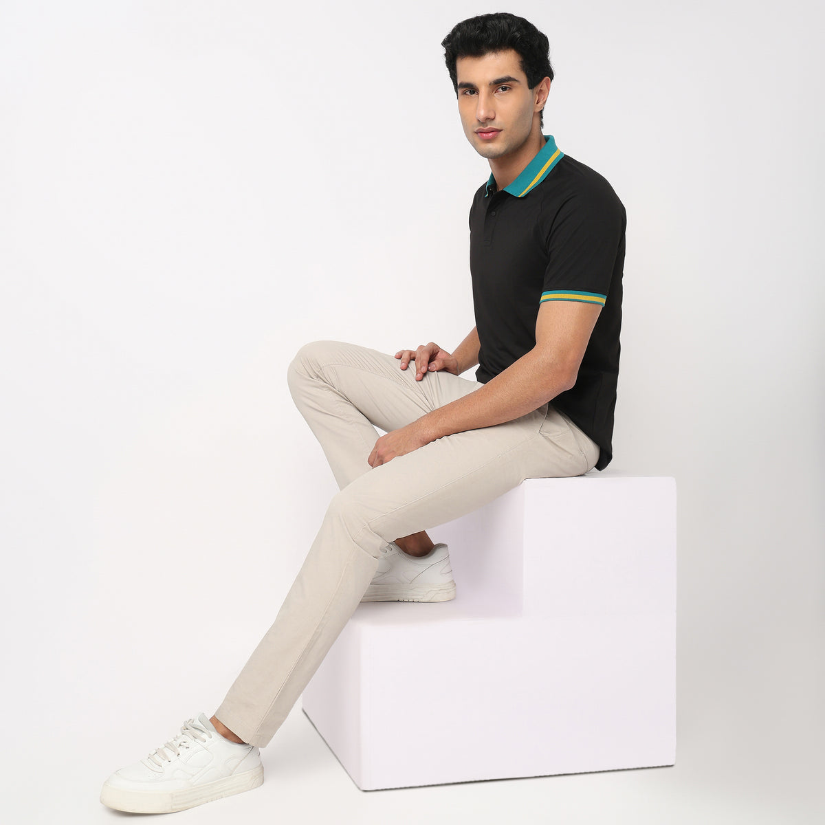 Urban Polo Solid Polo T-Shirt