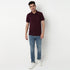 Buy Men Regular Fit Structured Half Sleeve T-Shirt  - Style Union