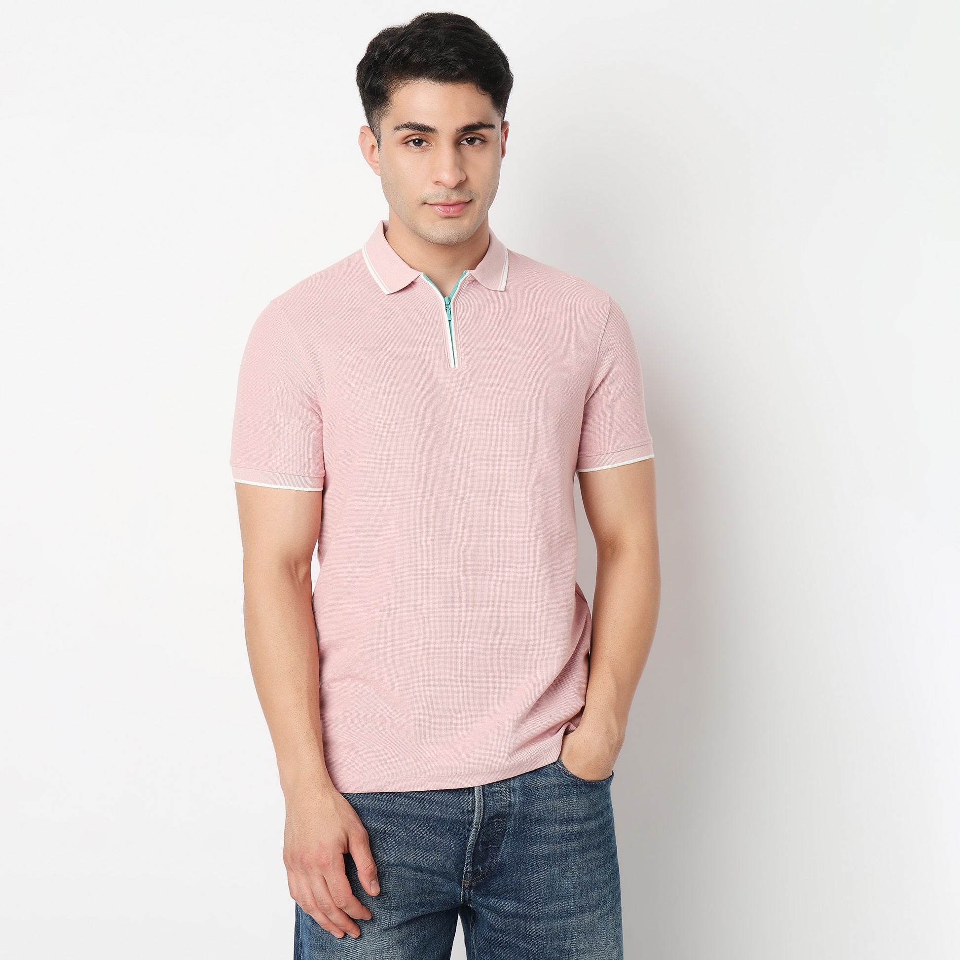 Structured Smart Polo T-Shirt