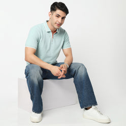 Structured Smart Polo T-Shirt