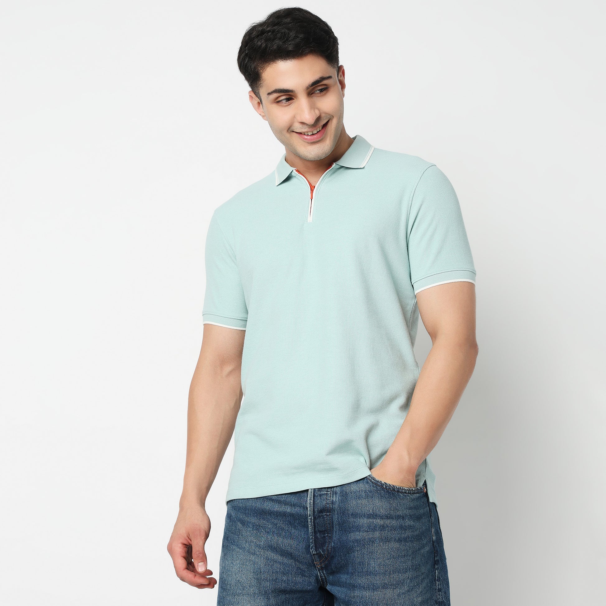 Structured Smart Polo T-Shirt