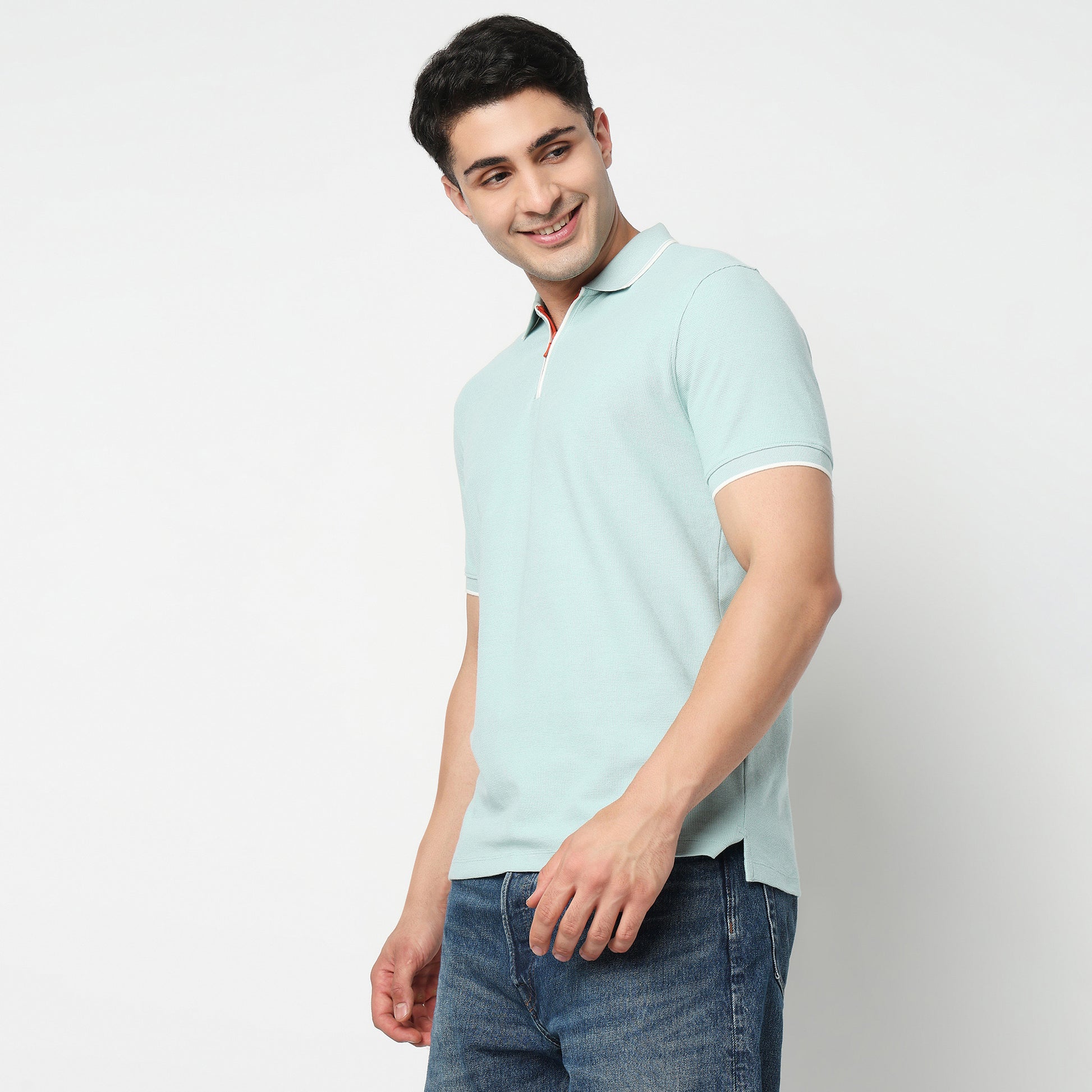 Structured Smart Polo T-Shirt