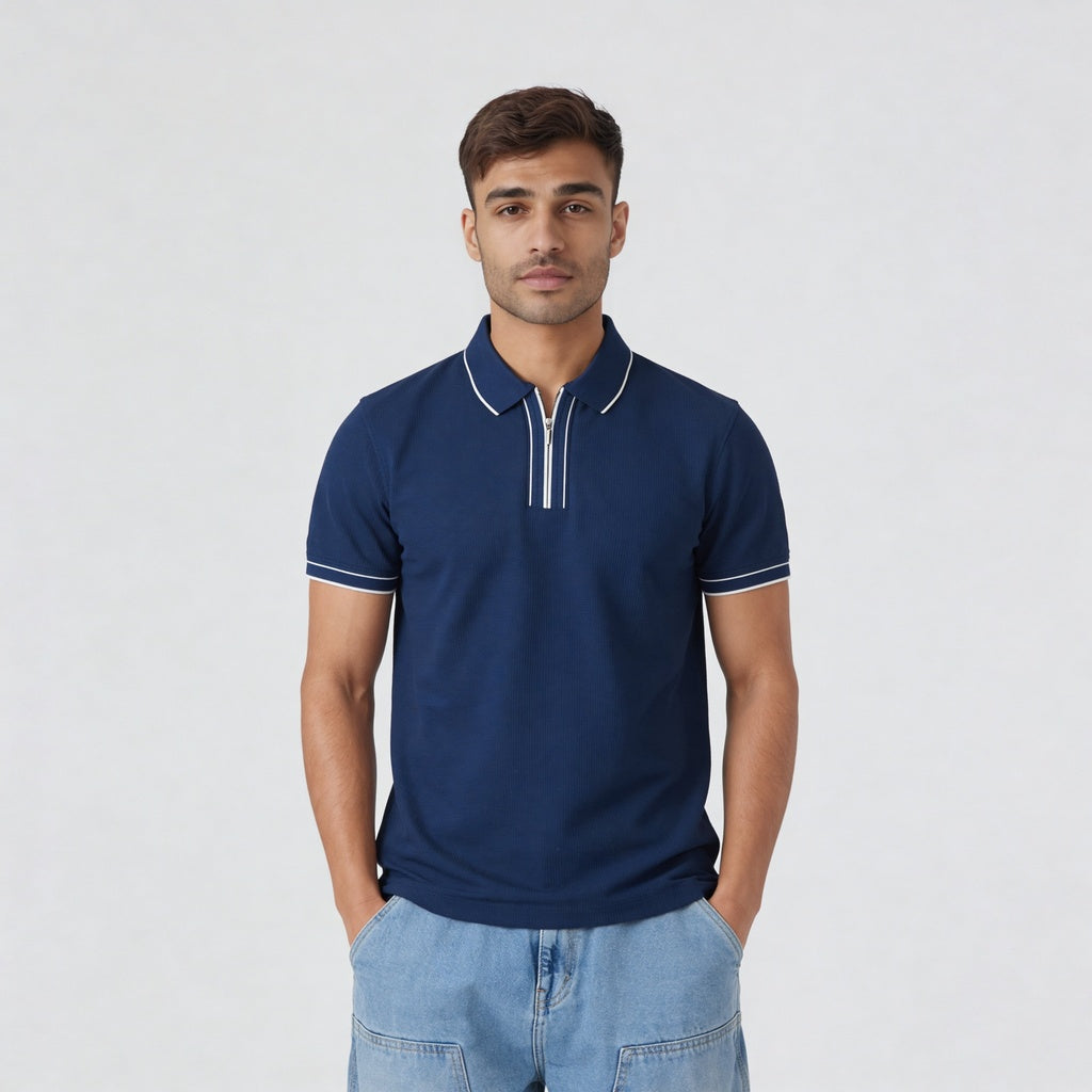 Knitted Weekend Polo T-Shirt