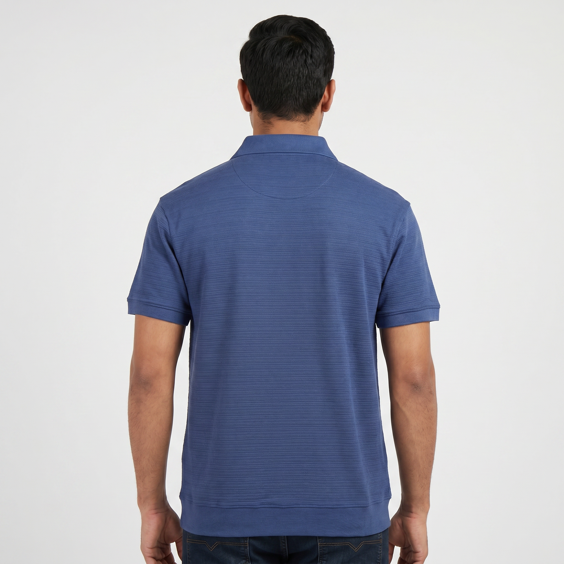 Cotton Structured Island Polo T-Shirt