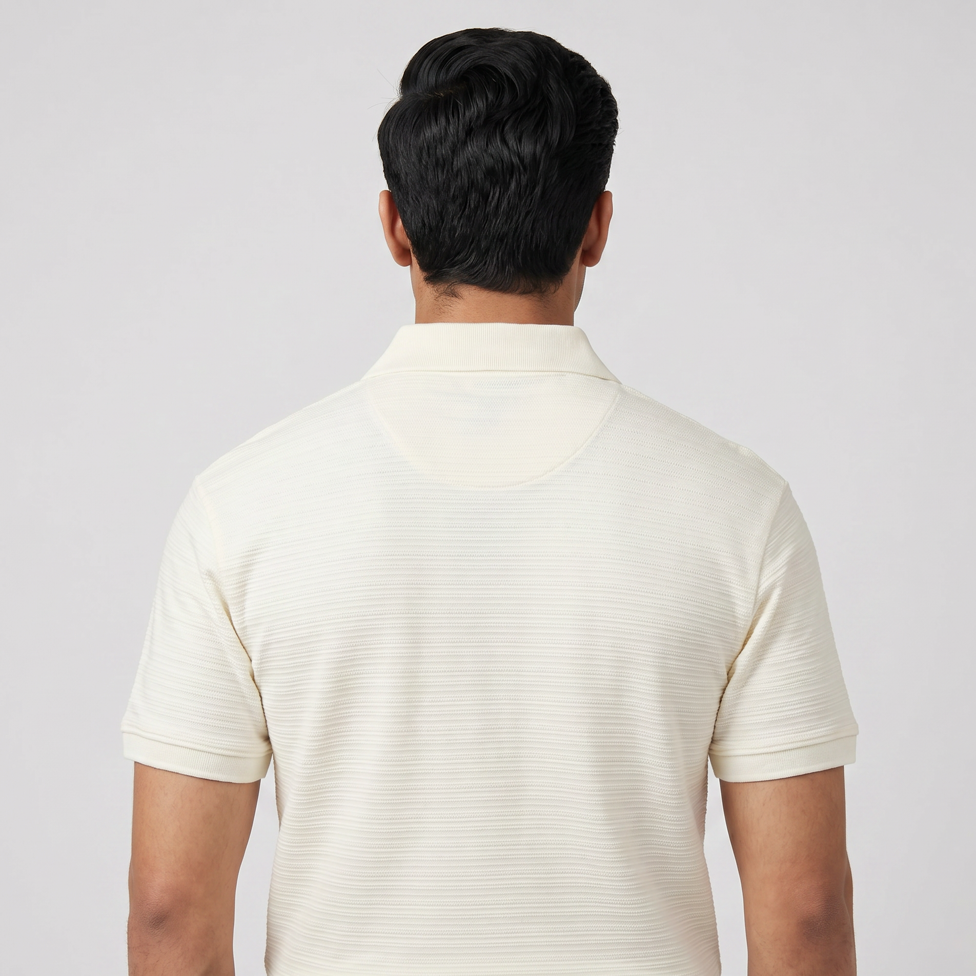 Cotton Structured Island Polo T-Shirt