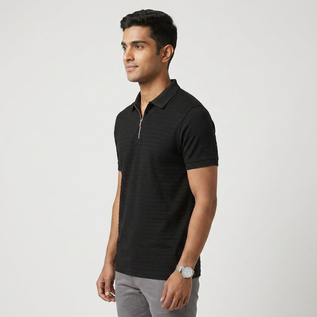 Structured Smart Polo T-Shirt