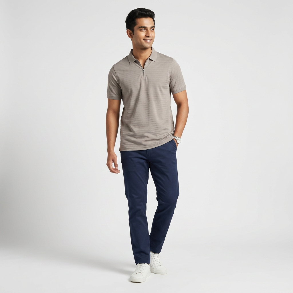 Structured Smart Polo T-Shirt