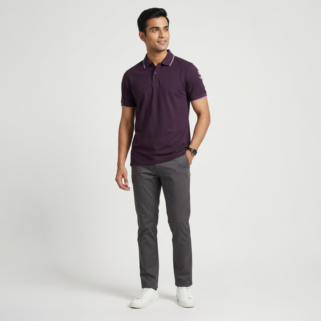 Solid Urban Polo T-Shirt