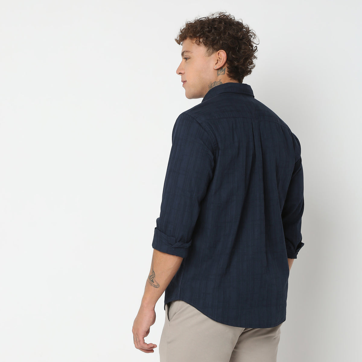 Regular Fit Solid Shirt