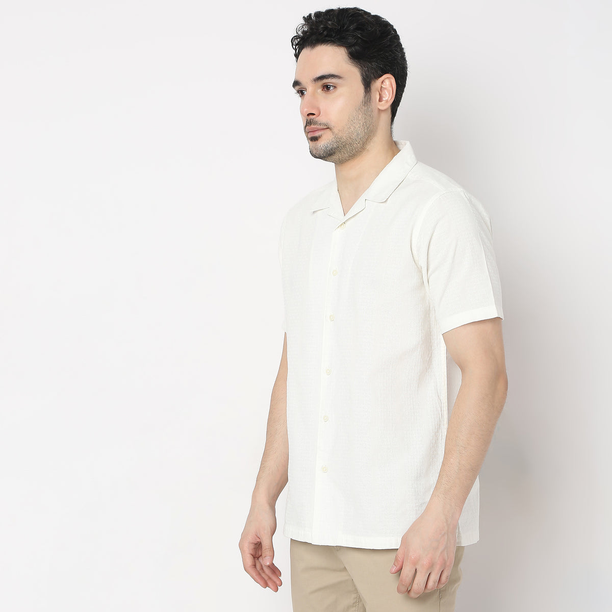 Regular Fit Structured Shirt