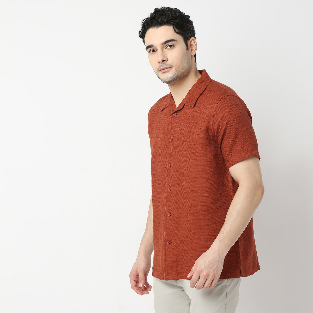 Regular Fit Structured Shirt