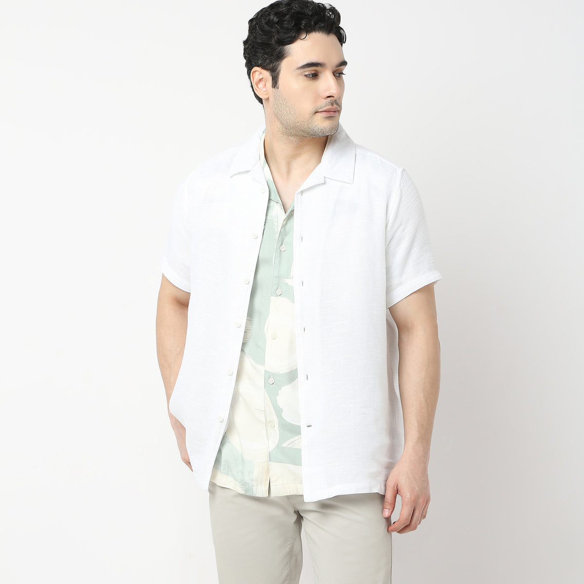 Regular Fit Structured Shirt