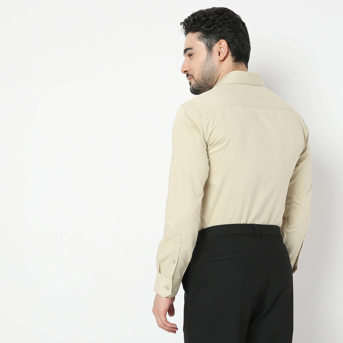 Slim Fit Solid Shirt