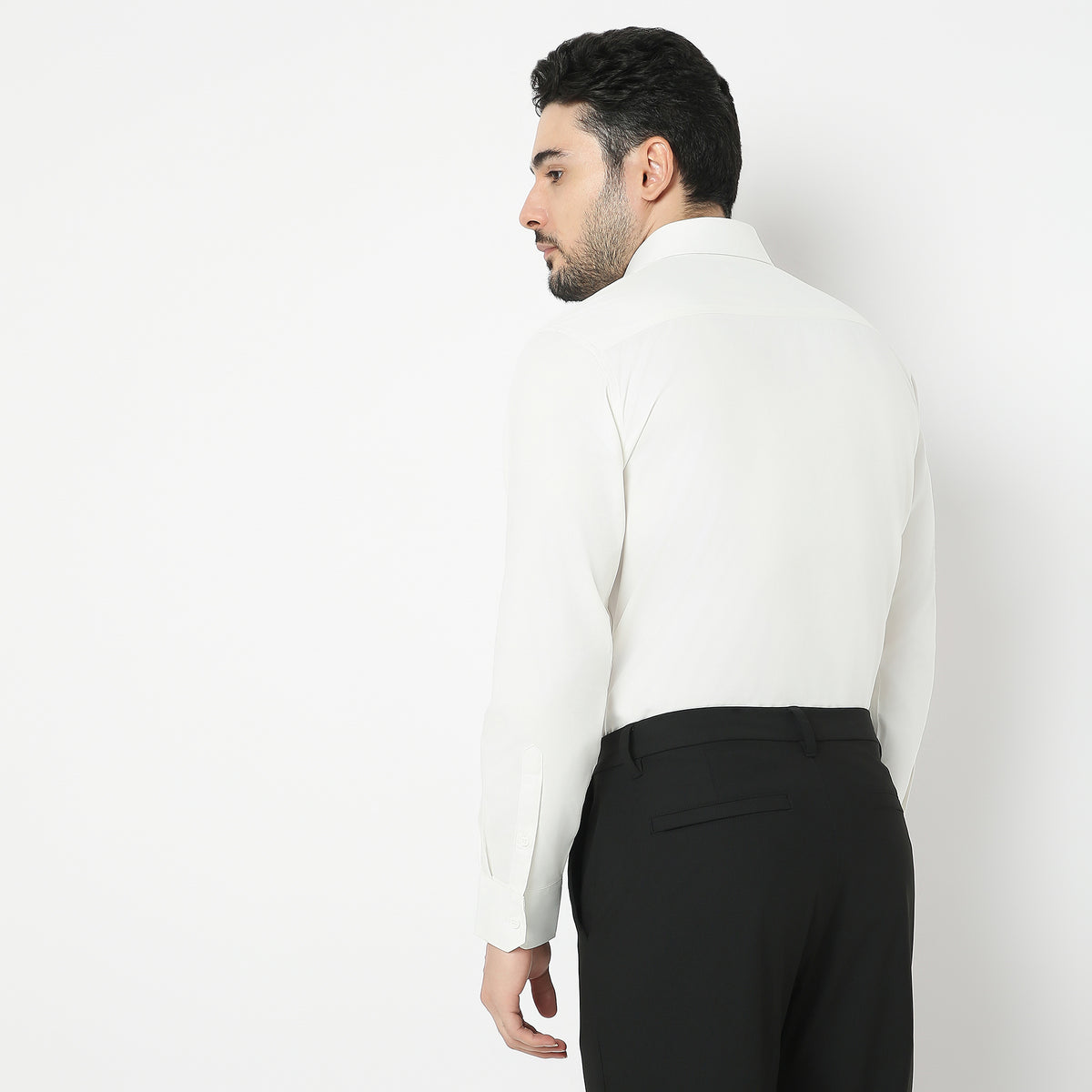 Slim Fit Solid Shirt