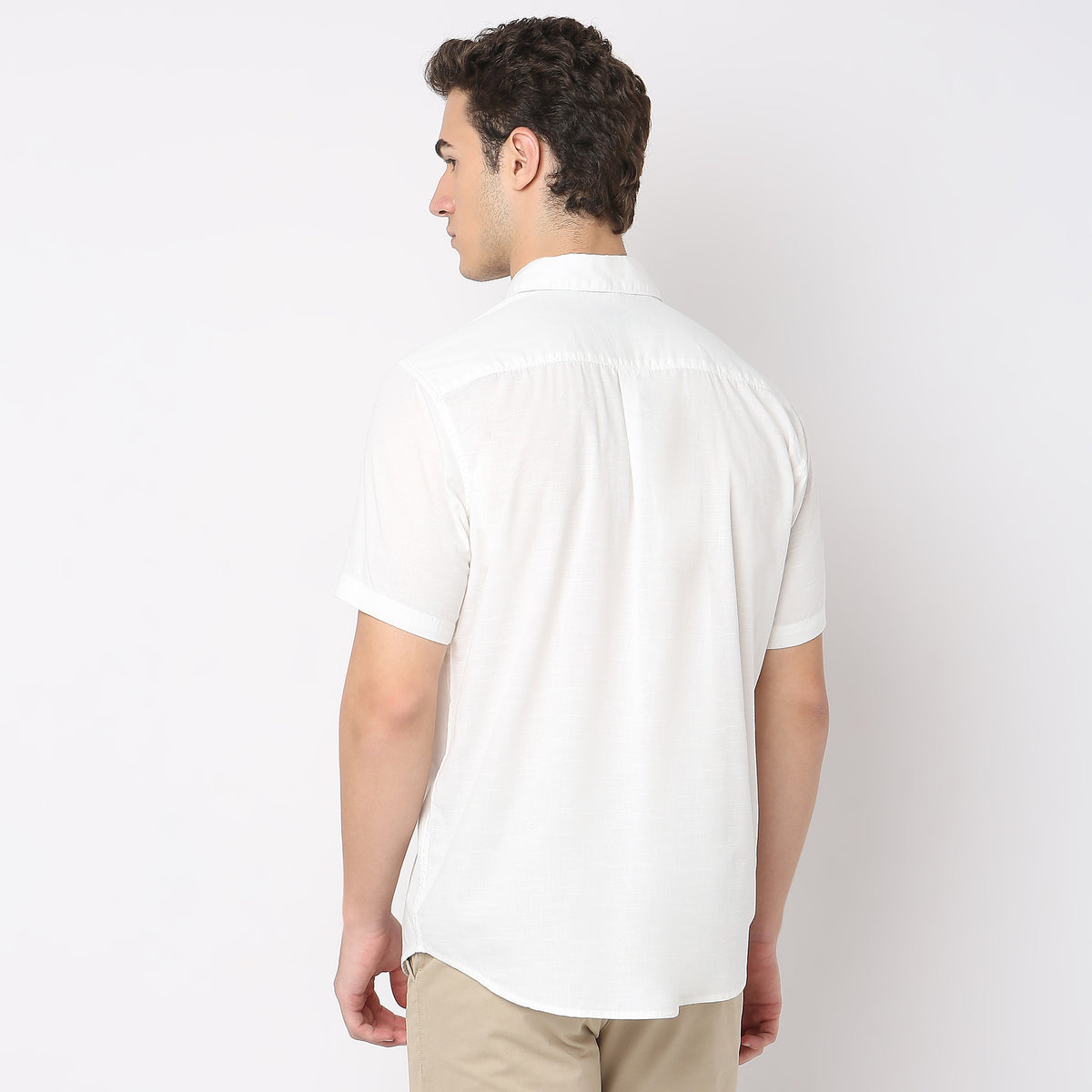 Regular Fit Solid Shirt