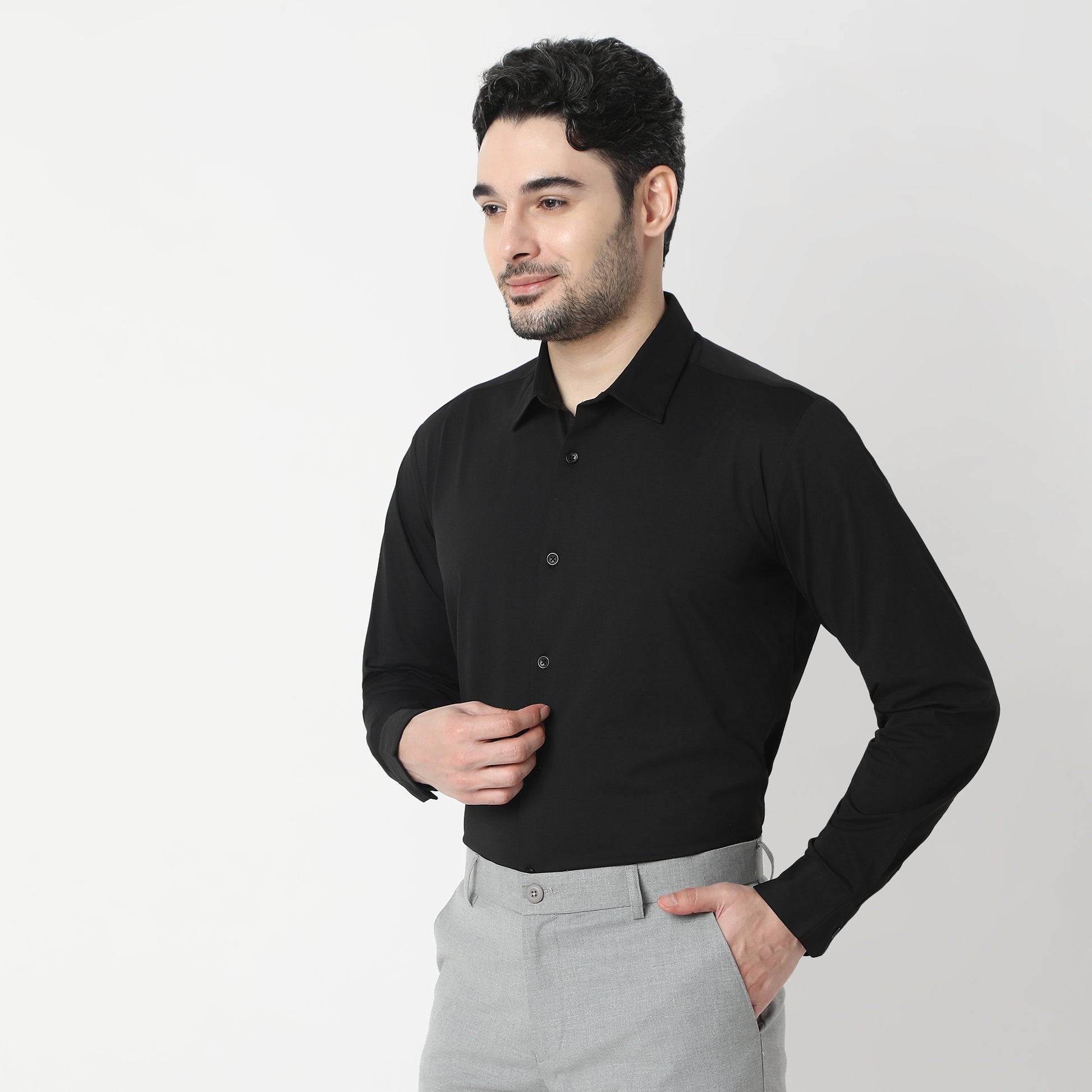 Slim Fit Modern Smart Travelator Shirt