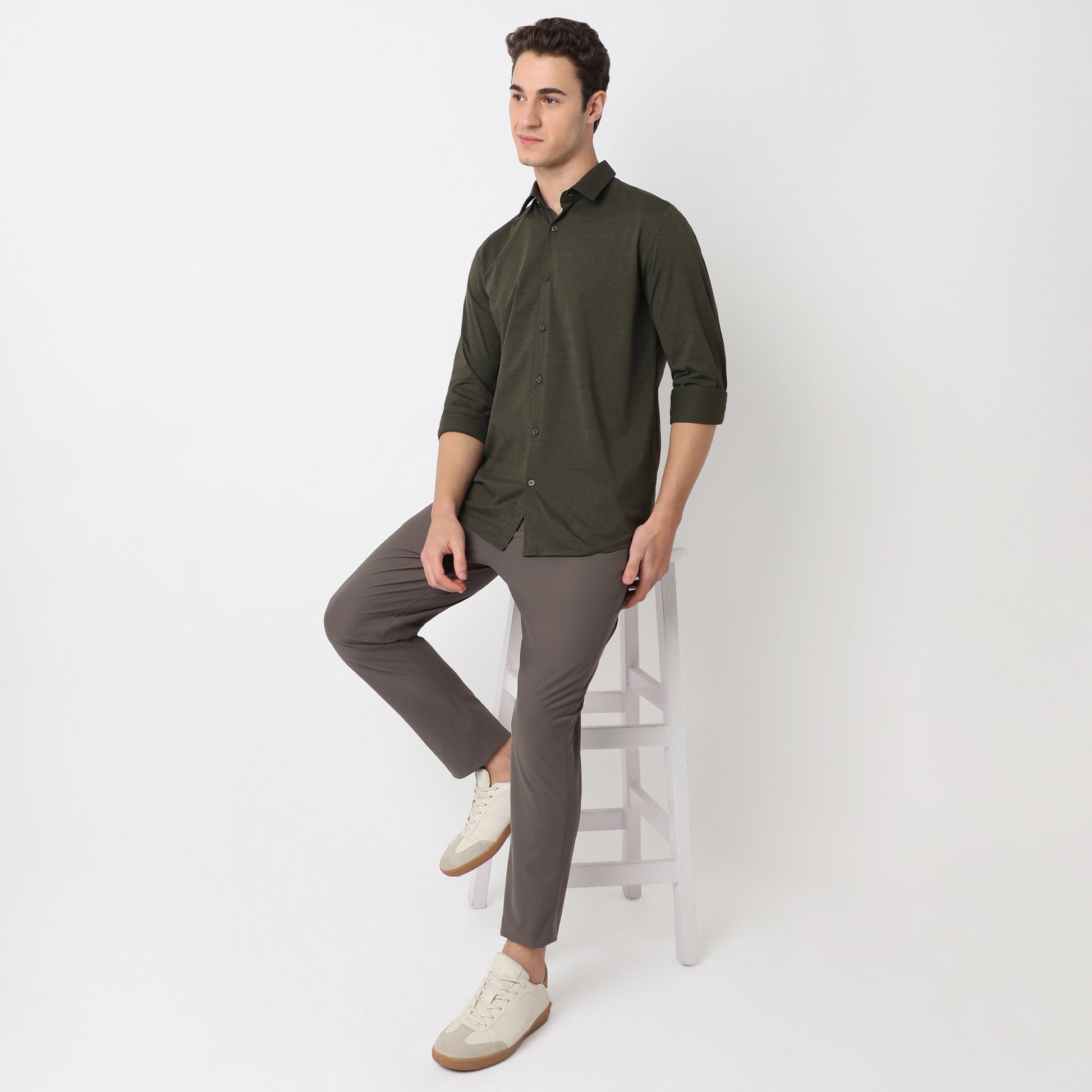 Slim Fit Modern Smart Travelator Shirt