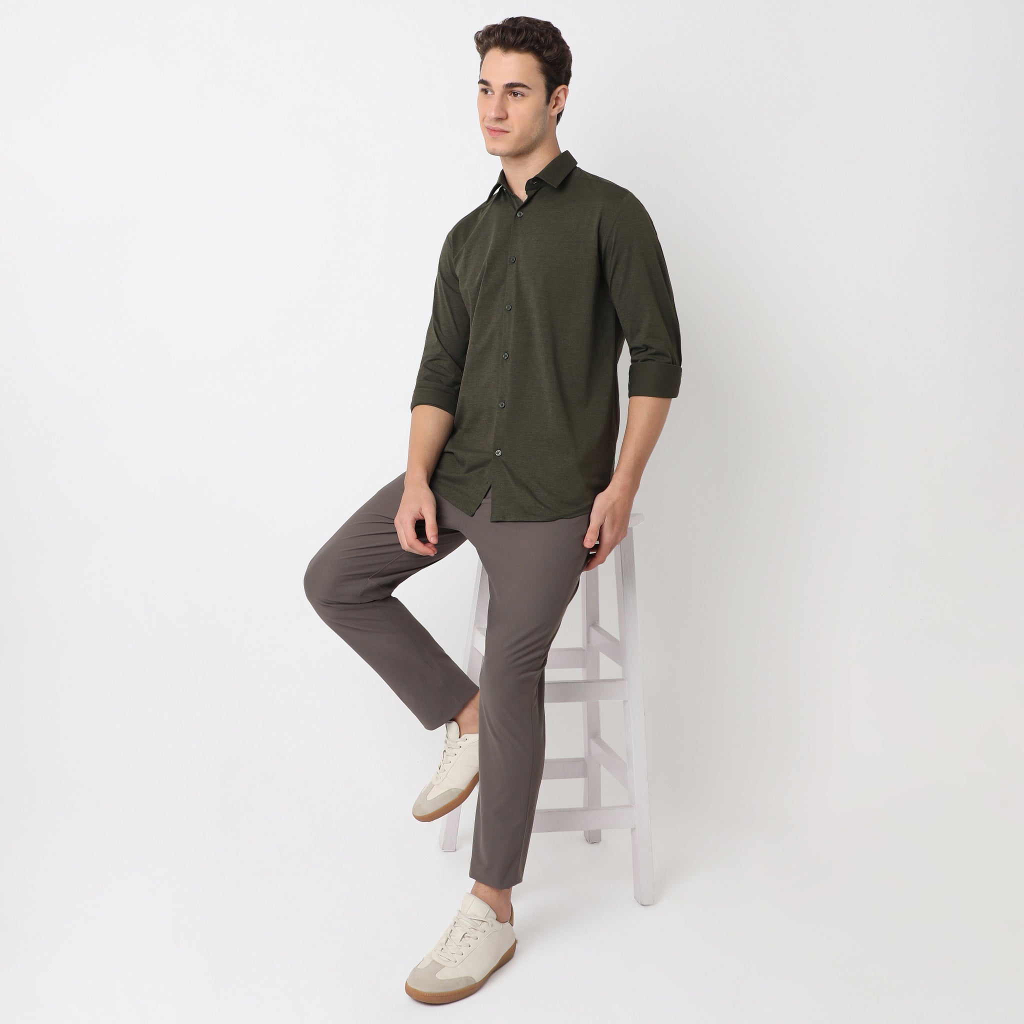 Slim Fit Modern Smart Travelator Shirt