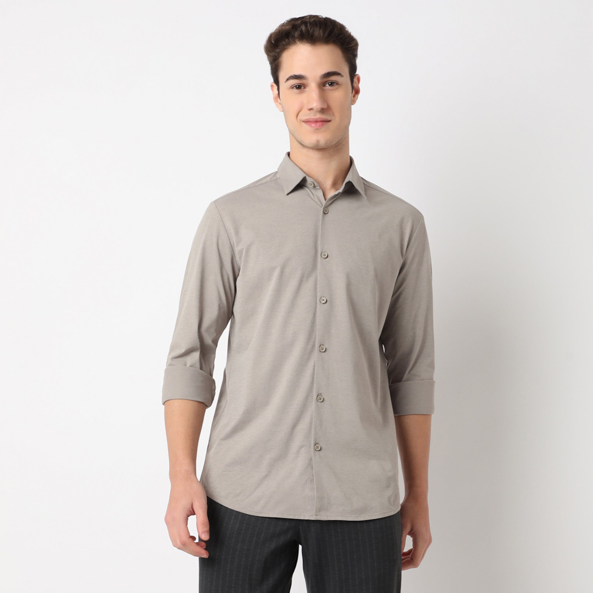 Slim Fit Modern Smart Travelator Shirt