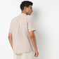 Lininᵉˣ - Linen Enriched Fine Natural Blend Shirt Half Sleeve Band Collar