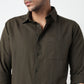 Smart Solid Linen Shirt
