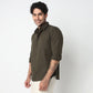 Smart Solid Linen Shirt