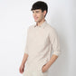 Smart Solid Linen Shirt