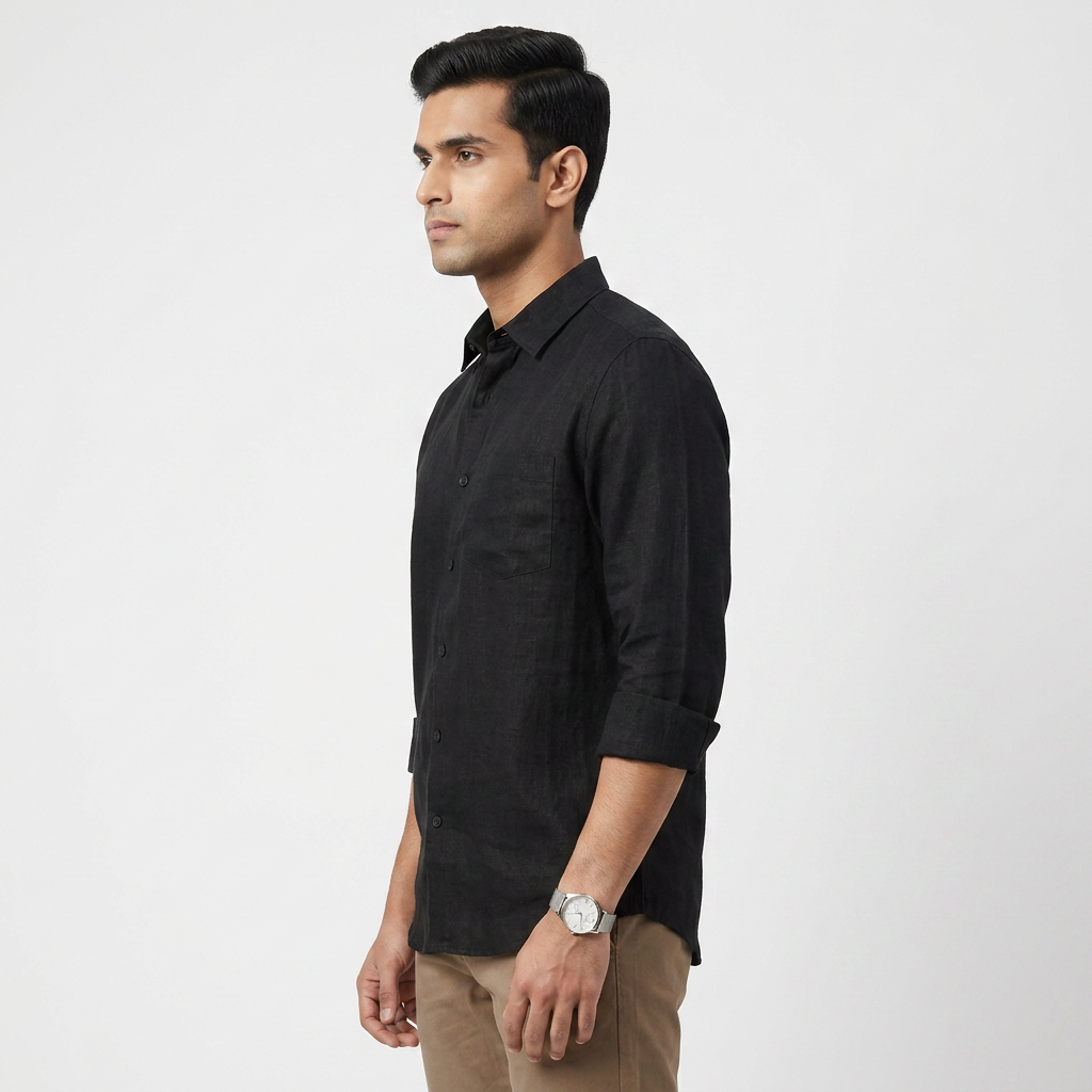 Regular Fit Solid Shirt