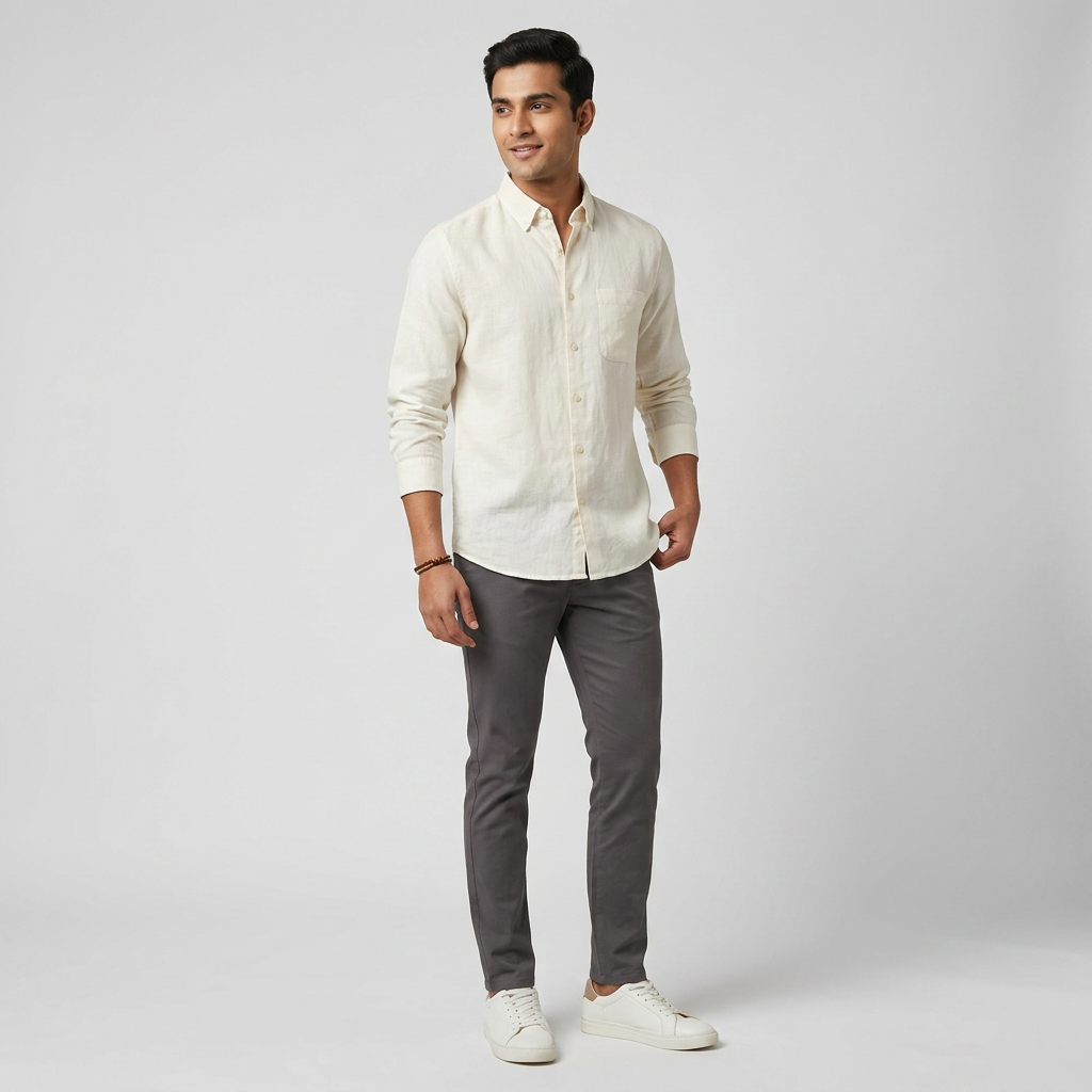 Regular Fit Solid Shirt