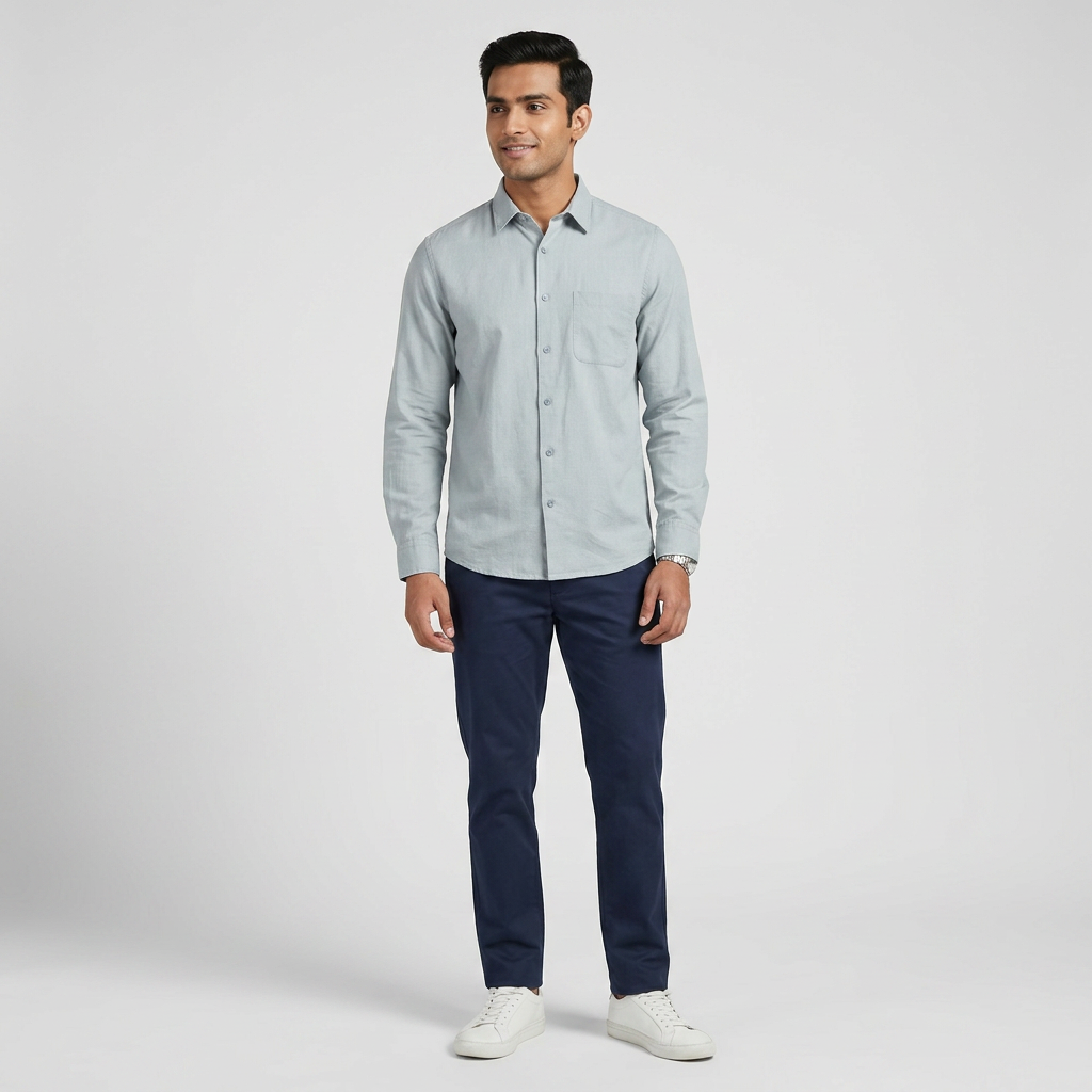Regular Fit Solid Shirt