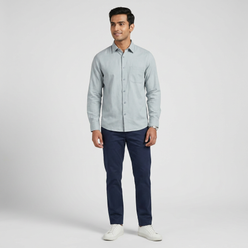 Regular Fit Solid Shirt