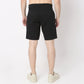 Solid Knee Length Active Shorts