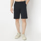 Regular Fit Solid Above Knee Mid Rise Shorts