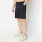 Regular Fit Solid Above Knee Mid Rise Shorts