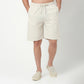 Relaxed Fit Trendy Yarn Dyed Textured Pull-On Shorts 