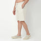 Relaxed Fit Trendy Yarn Dyed Textured Pull-On Shorts 